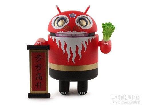 红火迎新年 蛇年Android机器人亮相