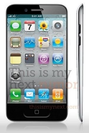 水滴外形 传苹果iPhone5或8月初发布