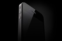 苹果iPhone 4黑色版正面