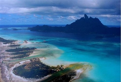 最近天堂之地 全球最美小岛bora bora