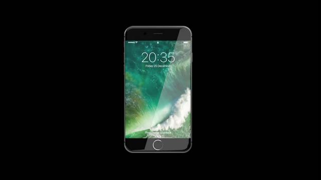 iPhone 8概念设计 曲面屏幕蓝宝石玻璃面板