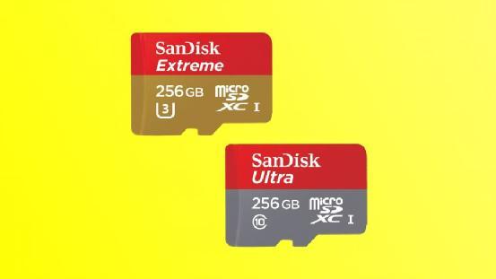 闪迪推出两款256GB储存卡：大容量防水耐高温