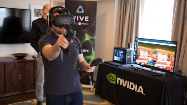 Nvidia视频游戏VR Funhouse体验 瞬间变成神枪