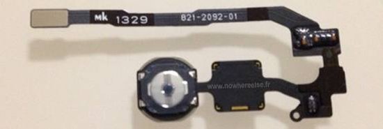 iPhone 5S零件再曝光 搭载指纹识别传感器