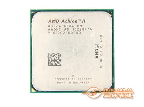实用四核产品 AMD 速龙II X4 645售740元