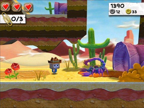 马里奥式动作休闲游戏 ipad折纸怪兽_数码_腾讯网