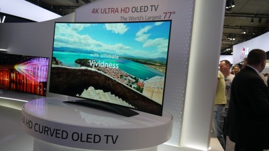 LG推出77英寸4K级曲面OLED电视 亮瞎双眼