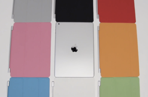视频曝光iPad5 SmartCover  新增橘黄暗绿色