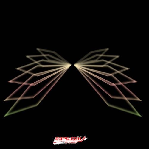 ps教程:photoshop自由变换打造梦幻之翼