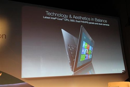 笔记本平板合体!华硕TAICHI双屏本图赏