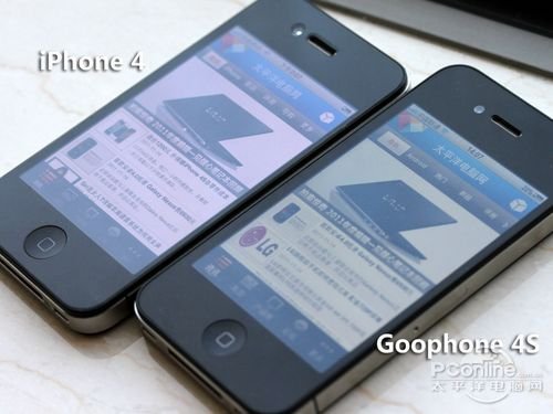 高仿iPhone4新作 谷蜂Goophone4GS评测