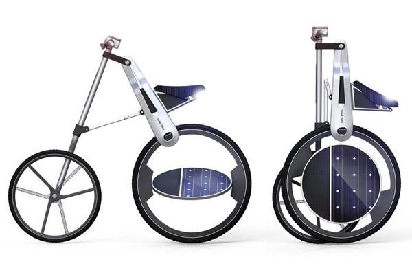 超酷炫太阳能自行车