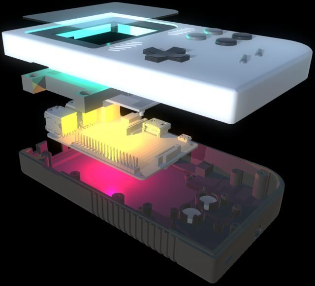 通过3D打印机 我们可以自己制作复古游戏机