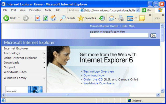 微软发布IE浏览器重大安全更新 XP用户仍在列