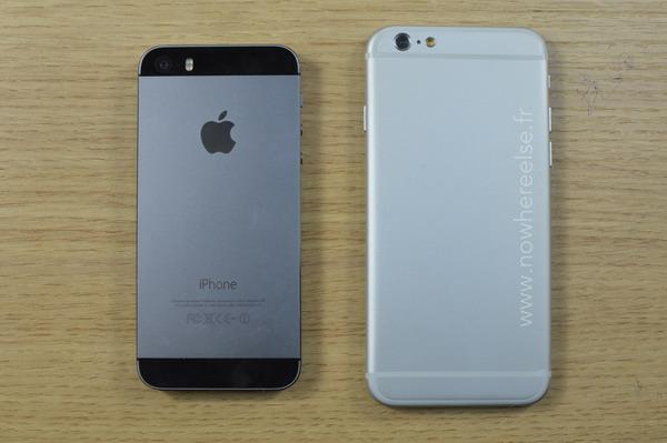 iPhone 6多角度对比iPhone 5s 新特色曝光