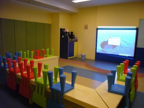 幼儿园大班教室触摸屏互动教学应用