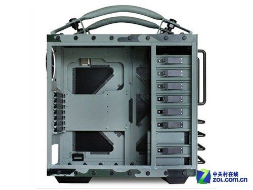 迷彩风格 京东游戏悍将军刀a少将机箱