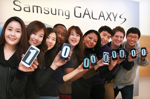 三星Galaxy S系列手机销量突破一亿部