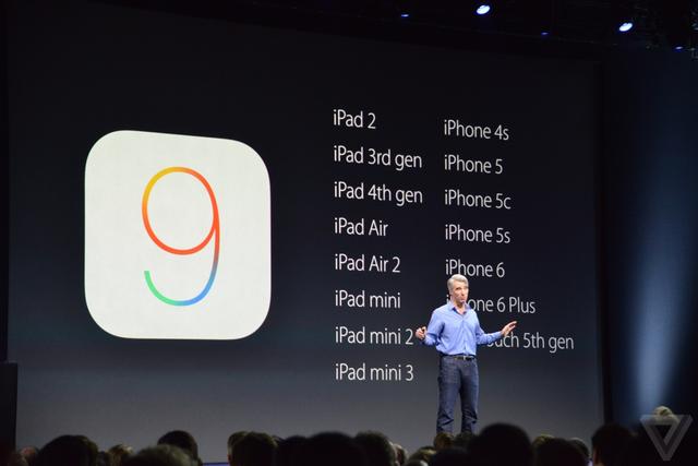 iOS 9更新包体积减小 公开测试版于7月推出