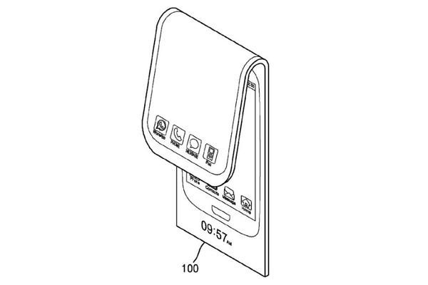 三星新专利:折叠的翻盖显示屏 移动设备专属
