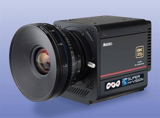 日本NHK开发超小型8K摄像机 画幅是1080P的16倍