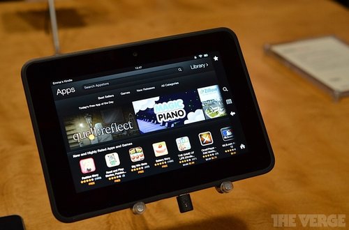 亚马逊7寸Kindle Fire HD对比谷歌Nexus 7