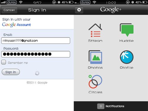 支持图片分享 Google+客户端iPhone版体验