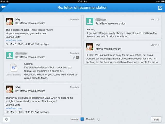 iPad电子邮件应用Incredimail 支持预览功能