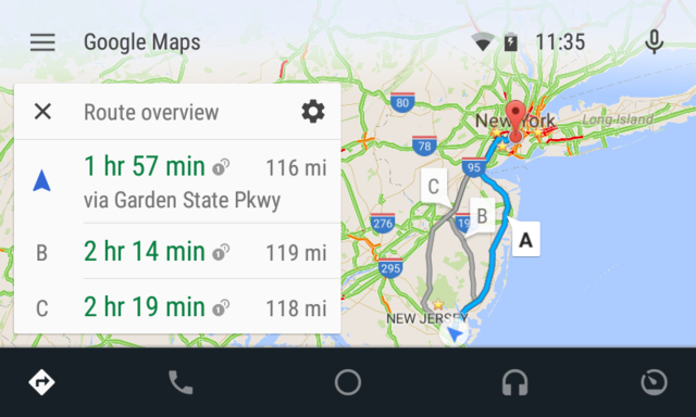 ndroid Auto:秒杀所有车载娱乐系统--谷歌地图篇