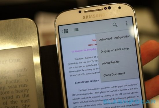 三星S4也能用电子墨水屏 多亏了PocketBook
