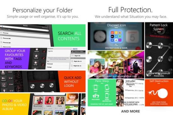 用隐私保护器Folder Lock给手机里的秘密上锁