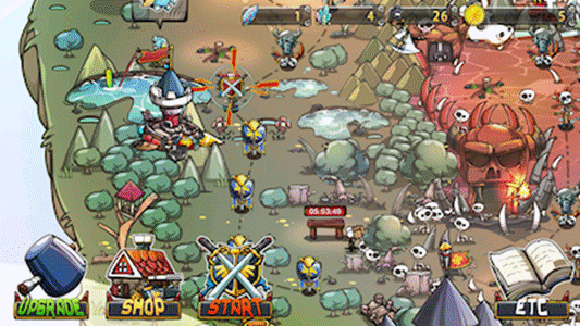 横版卡通策略塔防游戏Cartoon Defense 4