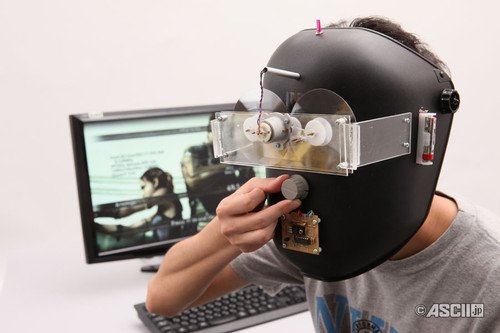 很真实 日本玩家用3D眼罩打造私密女友