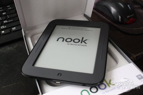 续航轻松一月 B&N Nook2电子书南京到货