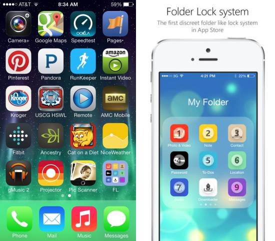 用隐私保护器Folder Lock给手机里的秘密上锁