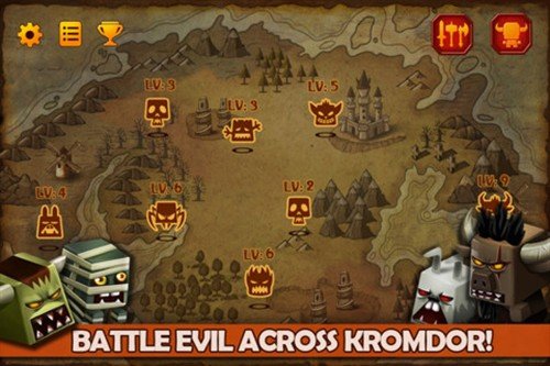 卡通血腥风格 iPad小小传奇：狂战士