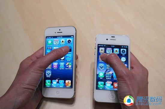 苹果iPhone 5现场体验 轻薄宽屏是亮点