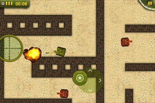 2d复古场景 android游戏小小坦克大战