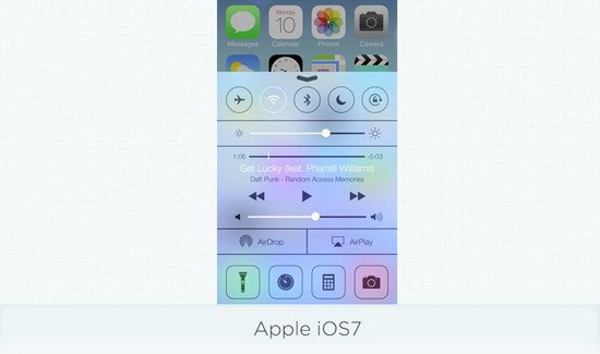 苹果iOS 7、三星TouchWiz界面PK 三星总分小胜