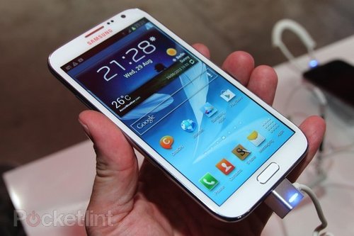 5.5寸大屏四核 三星GALAXY Note II图赏