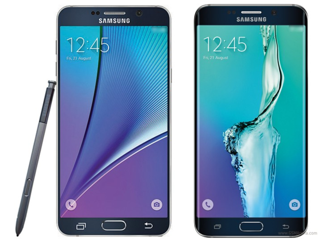 Galaxy Note 5与S6 Edge+“定妆照”曝光