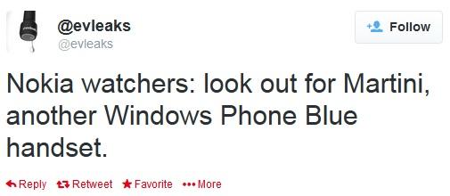 传诺基亚下一代旗舰代号Martini 搭载WP8.1