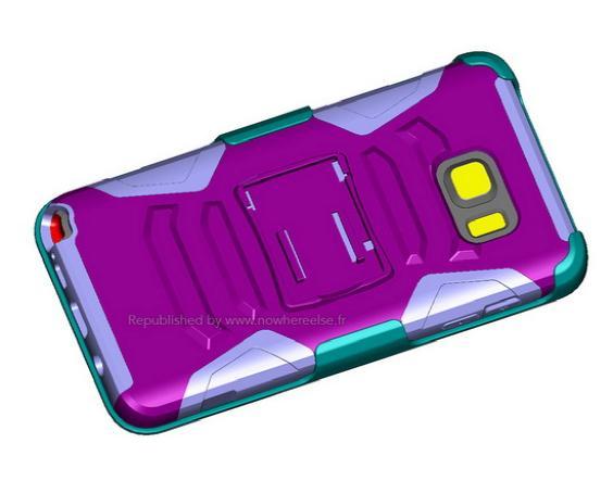 三星Note 5外壳渲染图泄露设计细节 与S6相似