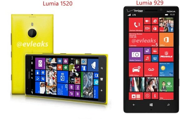 疑似诺基亚Lumia929官方图曝光 传12月问世