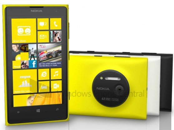 诺基亚Lumia1020官方图亮相 传售价约3693元
