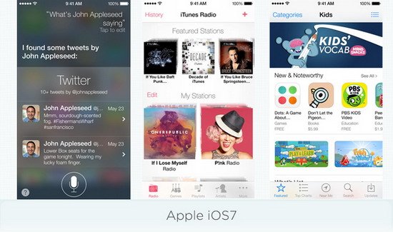 苹果iOS 7、三星TouchWiz界面PK 三星总分小胜