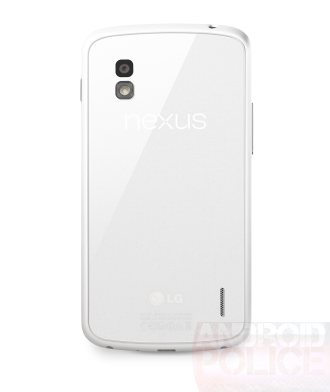 白色版Nexus 4官方照曝光 确定无32GB版本