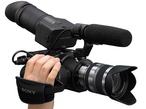 索尼发布专业级数码摄像机nex-fs100