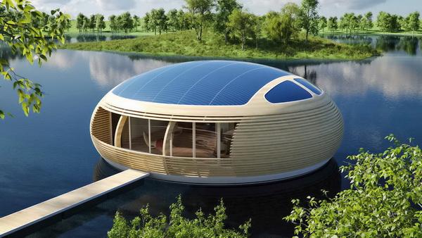 这些前卫又环保的太阳能浮动建筑原来是真的