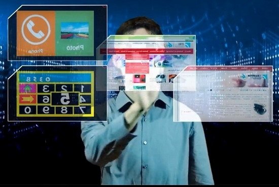 浮动虚拟显示技术面世 可支持PC手机等设备